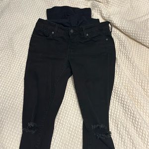 Size 4 Blanqi over the belly maternity jeans in black